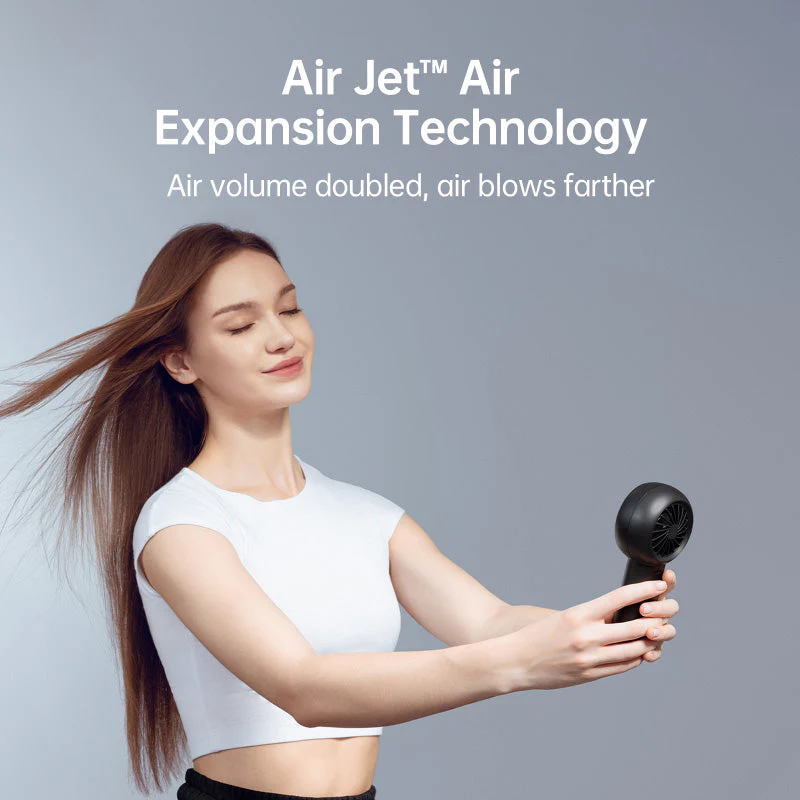 Jisulife FA43-Black HandFan Life5 Plus 6000mAh (Black) - Image 3