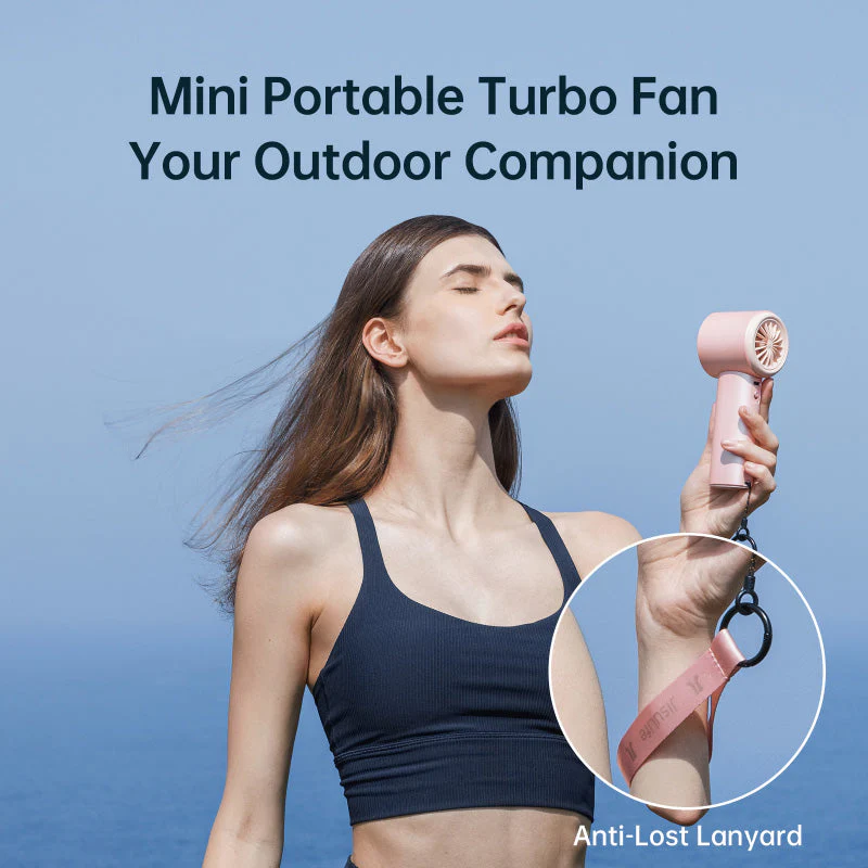 Jisulife FA53 Pro 1 ABS Blue Handheld Fan (Blue) - Image 4