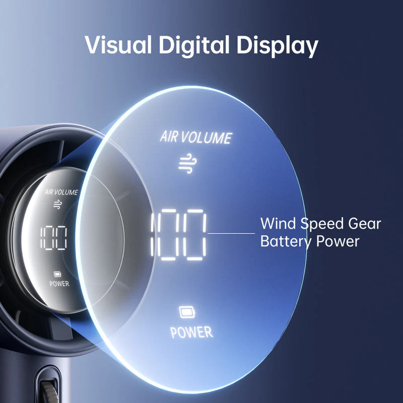 Jisulife FA53 Pro 1 ABS Blue Handheld Fan (Blue) - Image 6