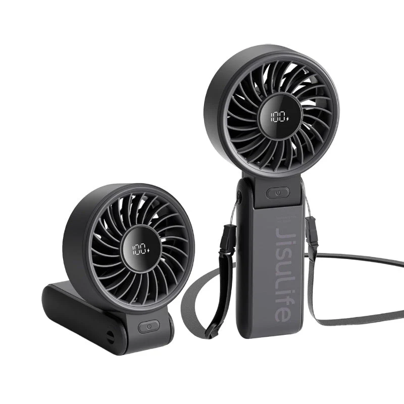 Jisulife Life7-Black Handheld Fan 3600mAh (Black)