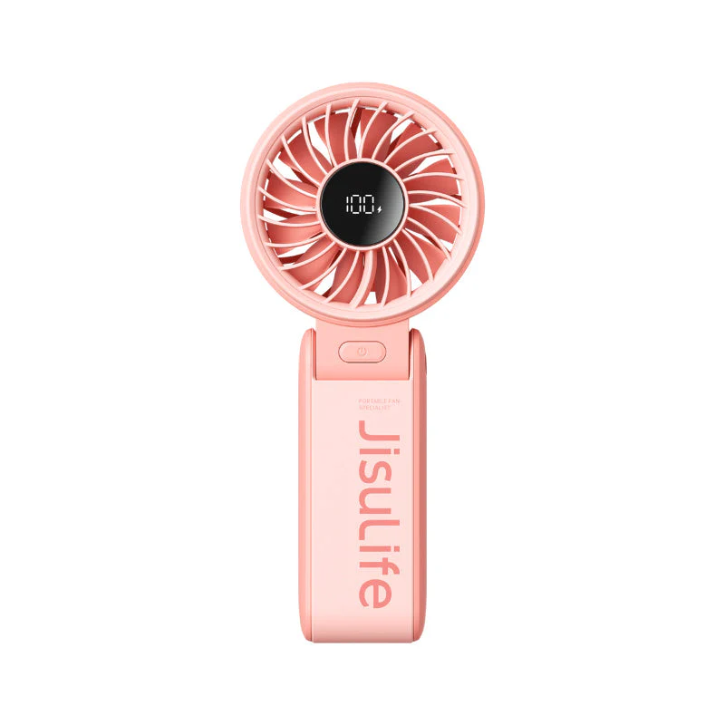 Jisulife Life7-Pink Handheld Fan 5000mAh (Pink) - Image 2