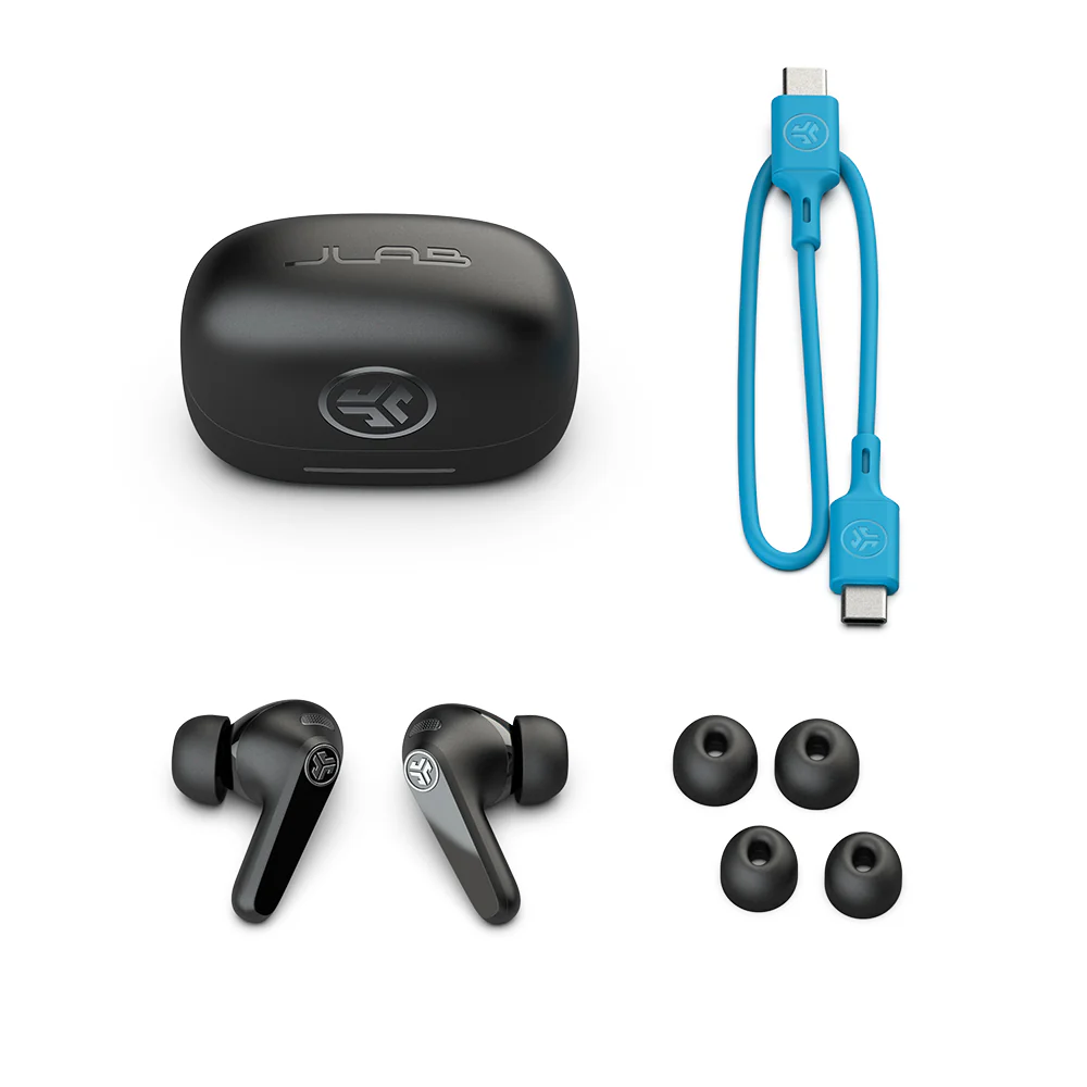 JLab JBuds Pods ANC True Wireless Earbuds (Black) - Image 2