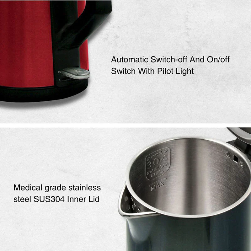 Jogen KE4212 Stainless Steel Kettle 1.7L 2200w Keep Warm (Sky Blue) - Image 3
