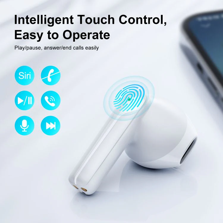 Joyroom TL11 ENC Wireless Earbuds Dual Mic (White) - Image 6
