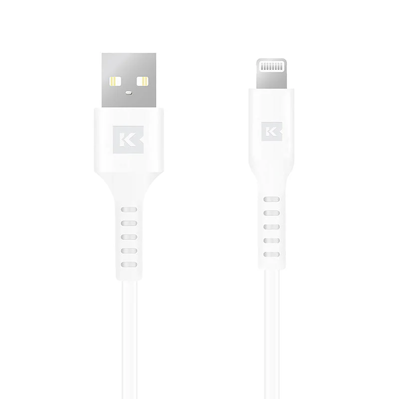 Kaizen KZ-1.2MLTAW 1.2M Lightning to USB-A Cable (White)