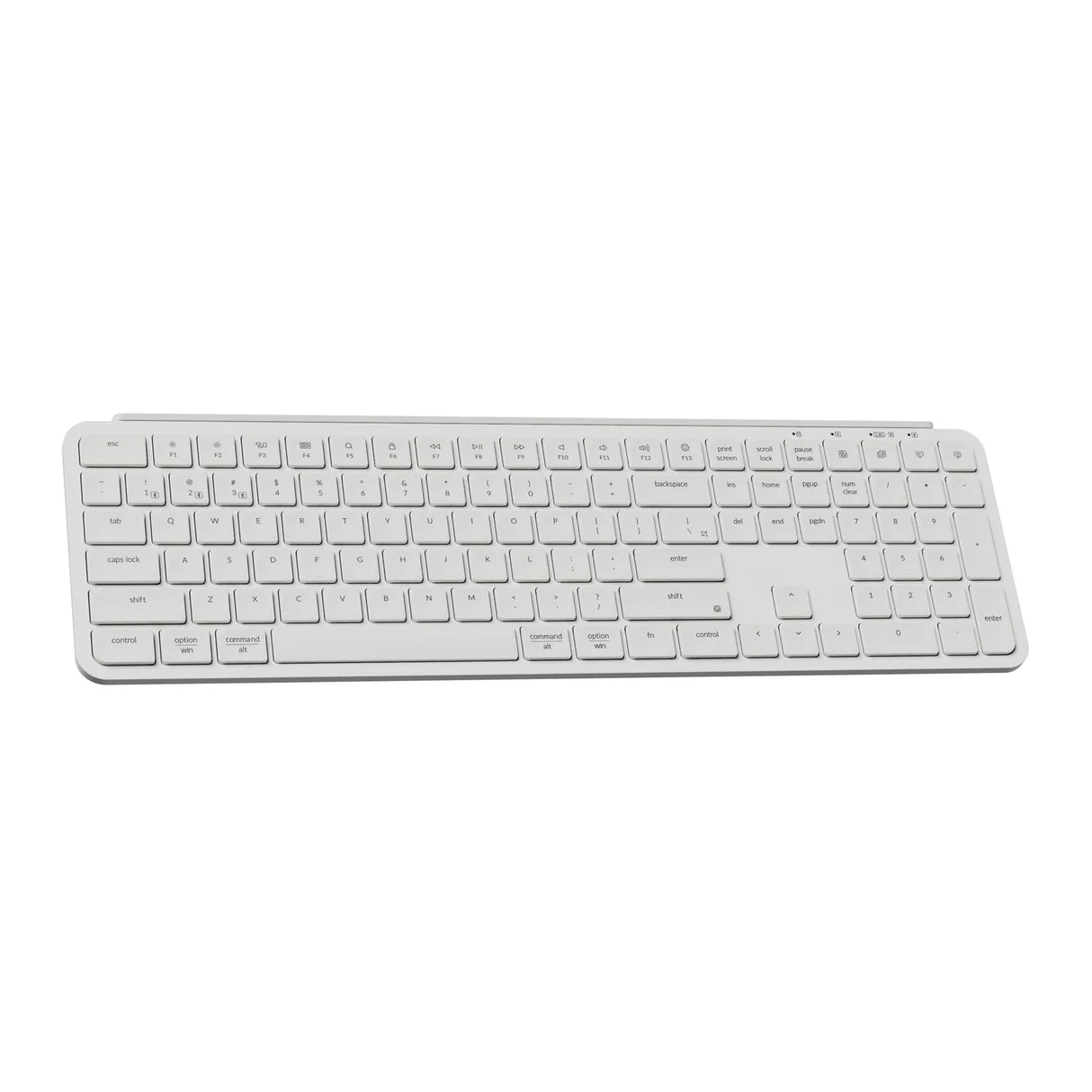 Keychron B6 Pro Ultra-Slim Wireless Keyboard (B6P-K8 White) - Image 2