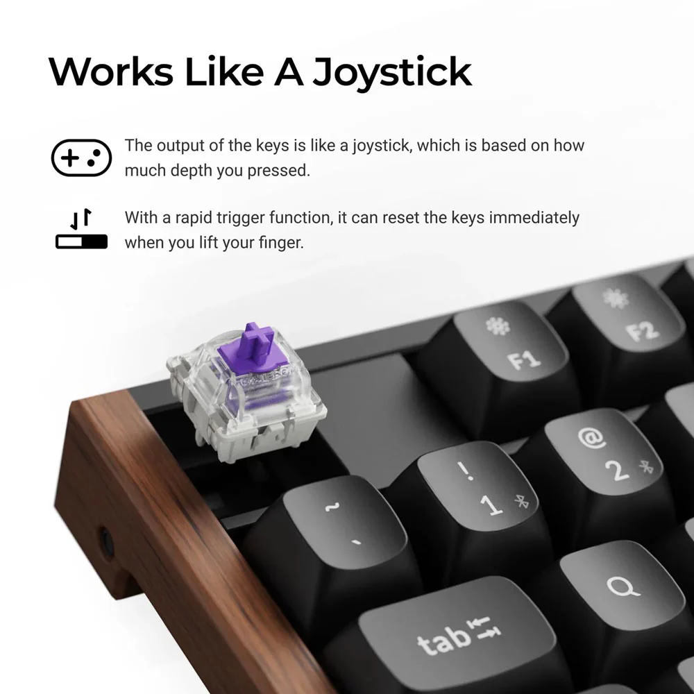 Keychron K10 HE Wireless Magnetic Switch Custom Keyboard (K10H-J1 Black) - Image 5