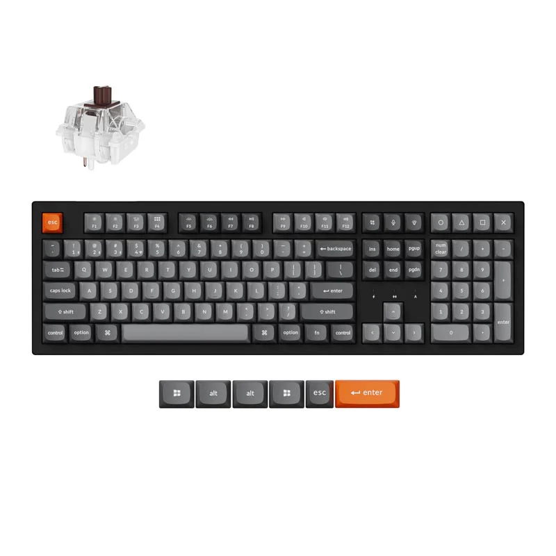 Keychron K10 Max Wireless Mechanical Keyboard (K10M-H3 Brown Switch) - Image 2