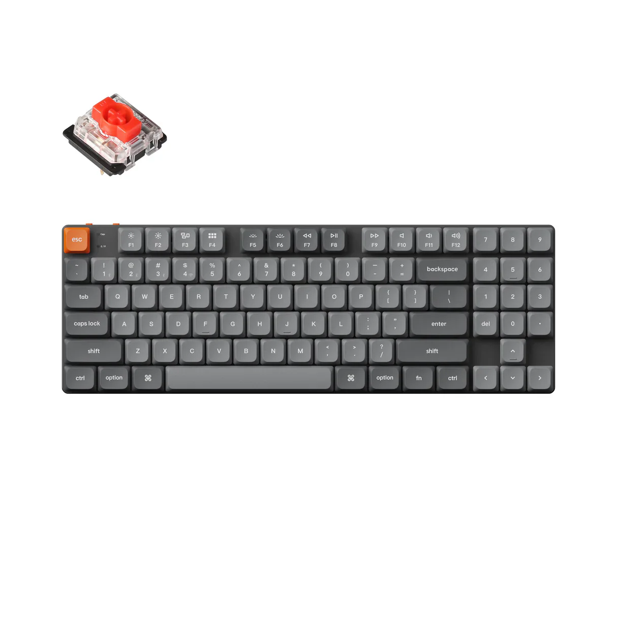 Keychron K13 Max Wireless Custom Mechanical Keyboard (K13M-H1 Red Switch)