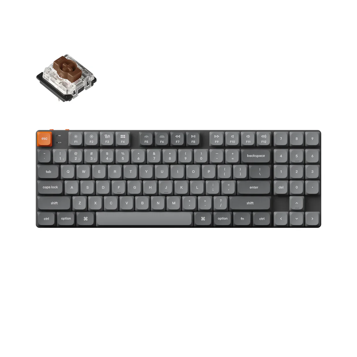 Keychron K13 Max Wireless Custom Mechanical Keyboard (K13M-H3 Brown Switch)