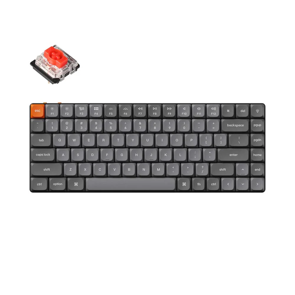 Keychron K3 Max Wireless Custom Mechanical Keyboard (K3M-H1 Red Switch)