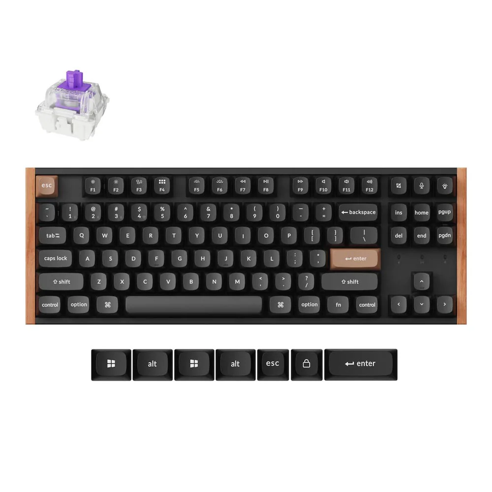 Keychron K8 HE Wireless Magnetic Switch Custom Keyboard (K8H-F1 Special Edition Black)