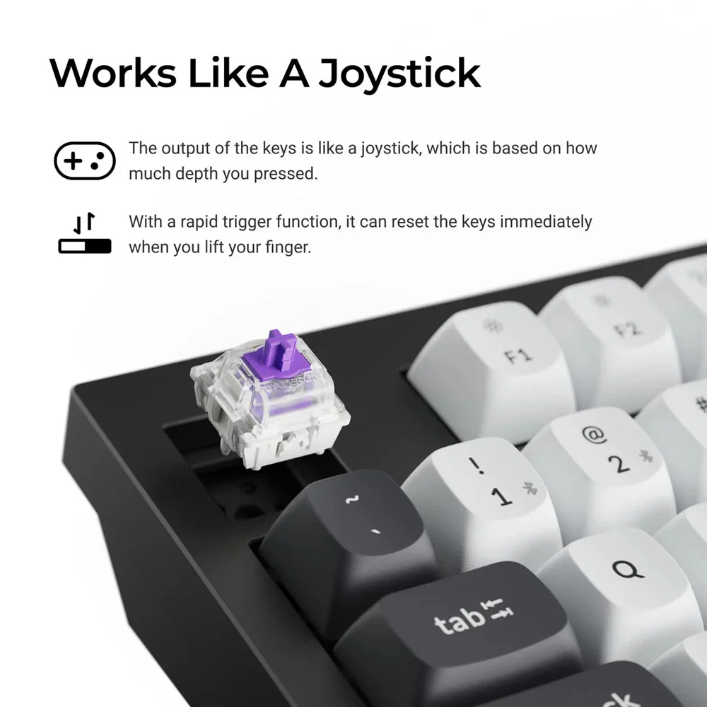 Keychron Q5 HE Wireless Magnetic Switch Custom Keyboard (Q5H-M1 Black) - Image 6