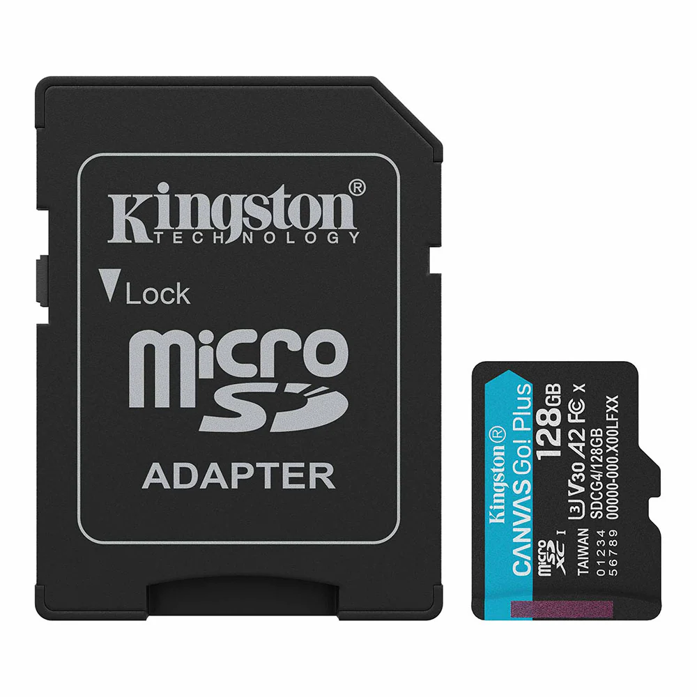 Kingston Canvas Go Plus 128GB microSD Card + Adapter - Image 4