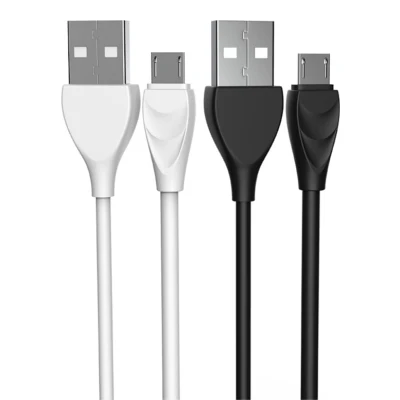 KUCIPA K263 USB A to Micro USB Charging Cable 1m (BK+Wht)