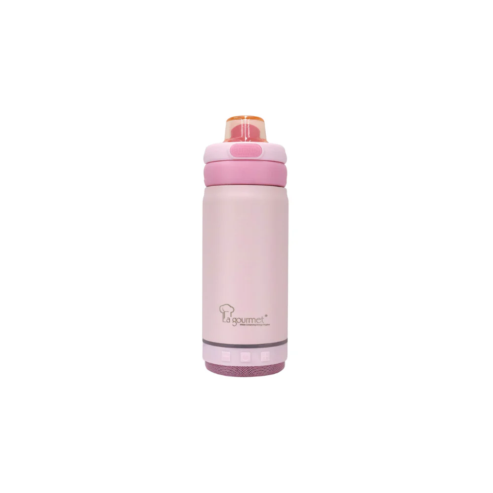 La Gourmet LGHE434746-PK 350ml Hydrotune Thermal Bottle with BT Speaker