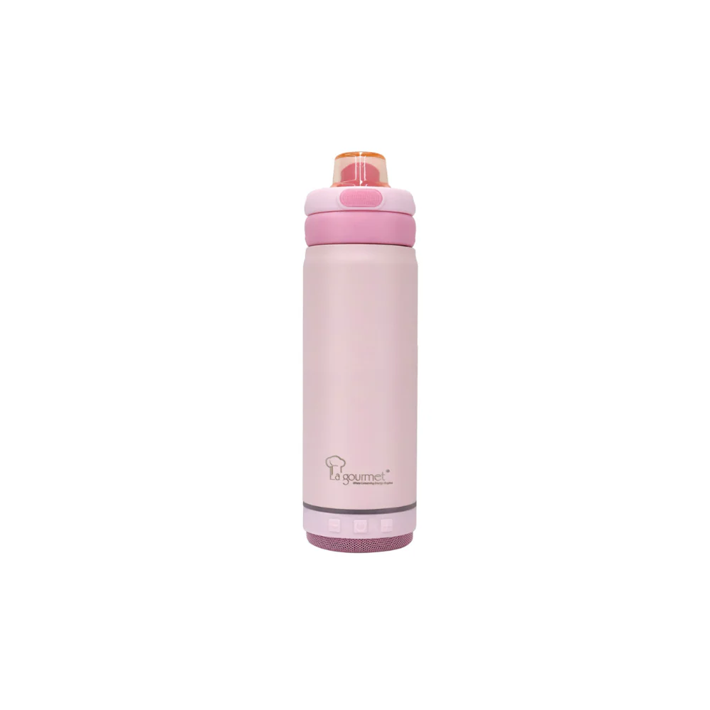 La Gourmet LGHE434777-PK 500ml Hydrotune Thermal Bottle with BT Speaker