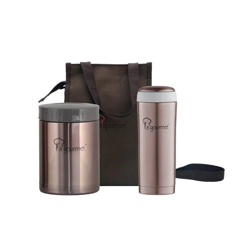 La Gourmet LGSA302595-GD Sakura 0.5L+0.35L Food Jar Set - Image 2