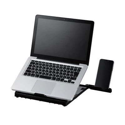 LAPTOP STAND/FOLDABLE/8 ANGLE (Black) - Image 2