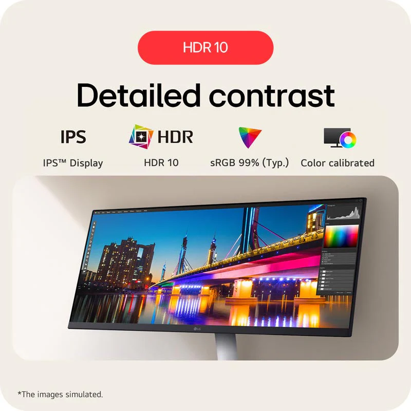 LG UltraWide 29U531A-W - 29" WFHD IPS 100Hz Monitor - Image 9
