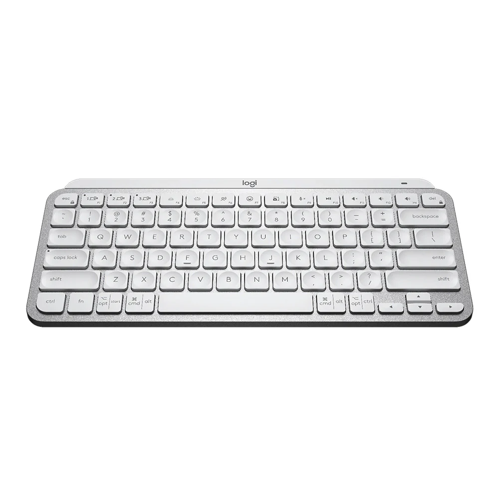 Logitech MX Keys Mini Wireless Bluetooth Keyboard (Pale Grey) - Image 2