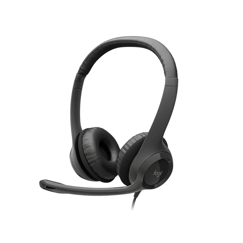 Logitech H390 USB-C Stereo Headset (Black) - Image 2