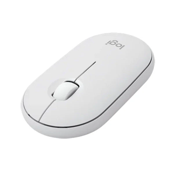 Logitech Pebble Mouse 2 M350s Bluetooth Mouse (White) - Image 2