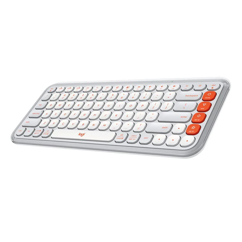 Logitech POP Icon Keys Wireless Bluetooth Keyboard (White) - Image 2