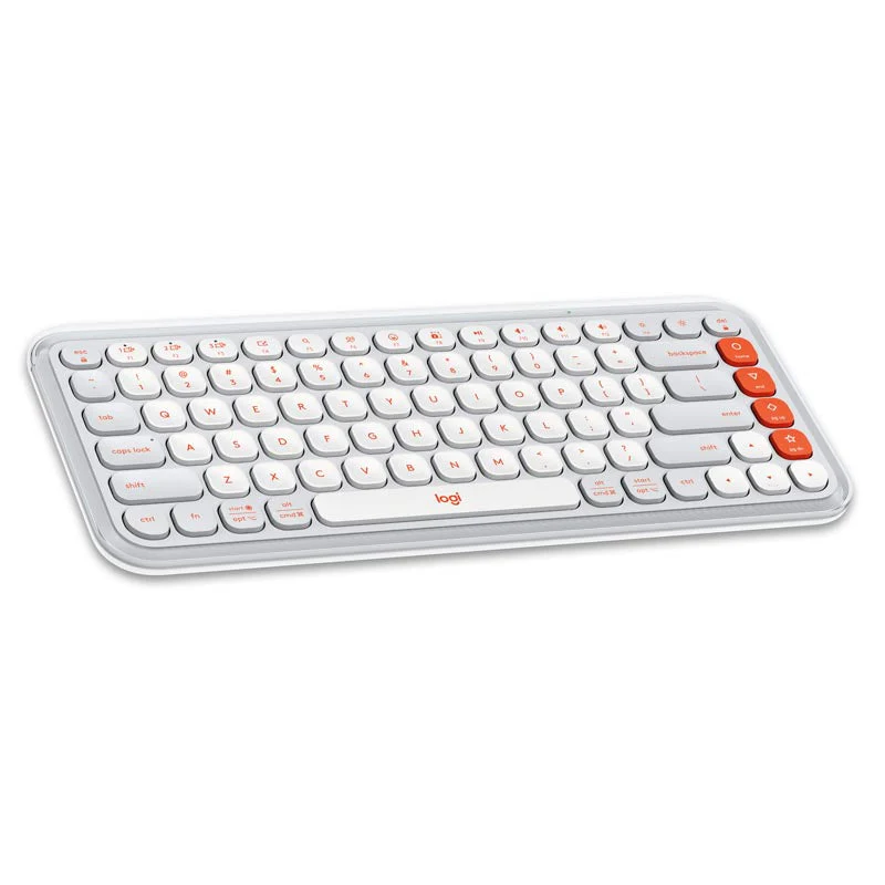 Logitech POP Icon Keys Wireless Bluetooth Keyboard (White) - Image 5