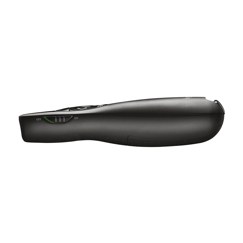 Logitech R400 Wireless Presenter Remote Control with Red Laser Pointer (Black) - Image 4
