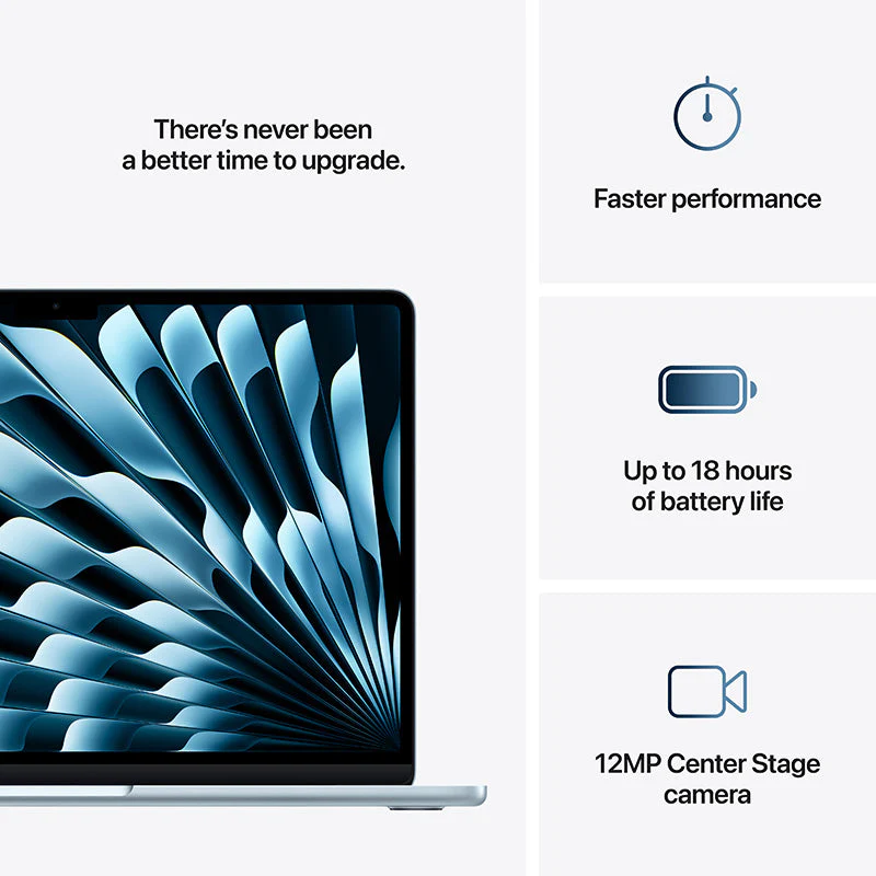 MacBook Air 13.6'' M4 10C GPU/16GB/512GB - Sky Blue [MC6U4ZP/A] - Image 4