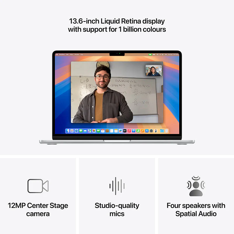 MacBook Air 13.6'' M4 10C GPU/24GB/512GB - Silver [MC654ZP/A] - Image 3