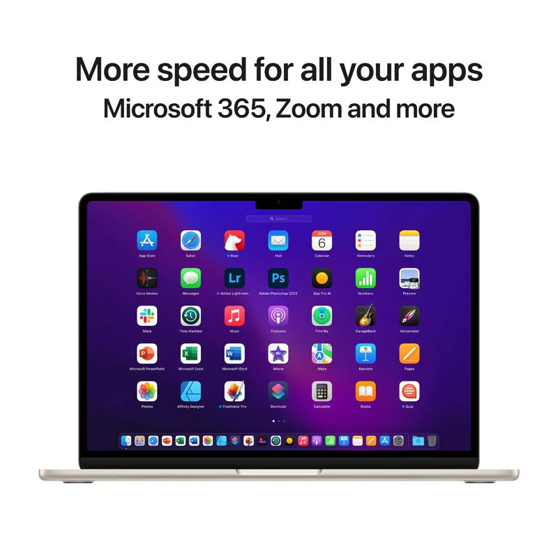 MacBook Air 13-inch Apple M2 chip 8CGPU, 16GB, 256GB - Starlight [MC7W4ZP/A] - Image 7