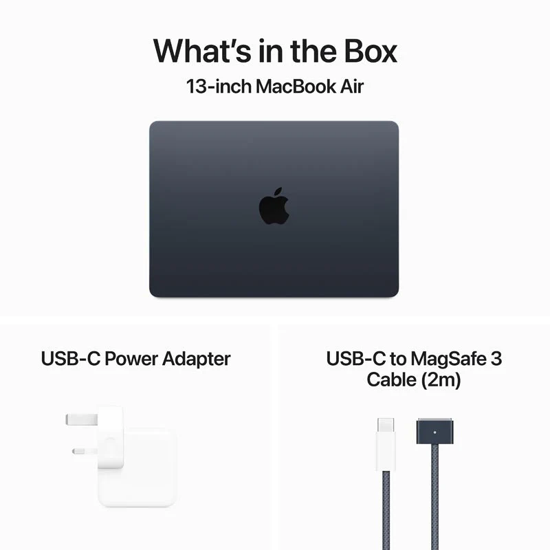 MacBook Air 13-inch Apple M3 chip 10CGPU/24GB/512GB - Midnight [MC8Q4ZP/A] - Image 6