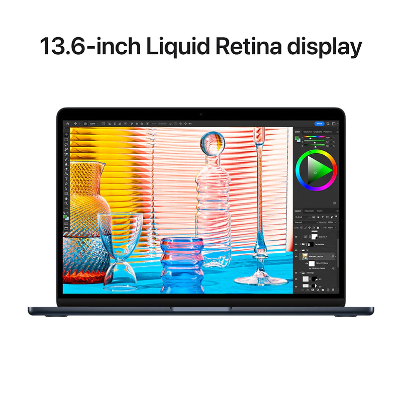 MacBook Air 13-inch Midnight M2 with 8-core CPU and 10-core GPU, 8GB RAM, 512GB [MLY43ZP/A] - Image 6