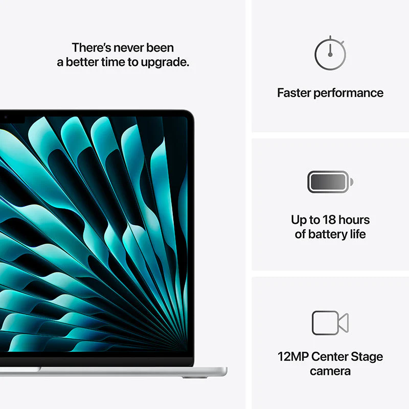 MacBook Air 15.3'' M4 10C GPU/16GB/512GB - Silver [MW1H3ZP/A] - Image 4