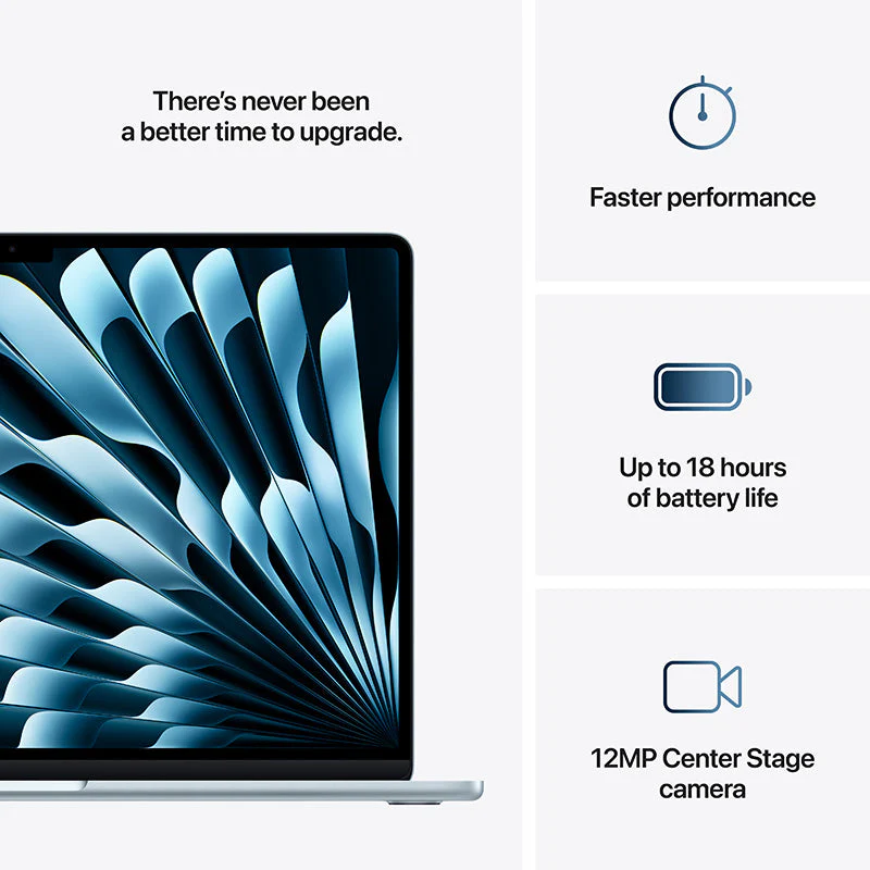 MacBook Air 15.3'' M4 10C GPU/24GB/512GB - Sky Blue [MC7D4ZP/A] - Image 4