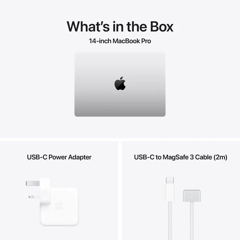 MacBook Pro 14-inch Apple M4 chip 10C/10GPU/24GB/1TB - Silver [MCX14ZP/A] - Image 3