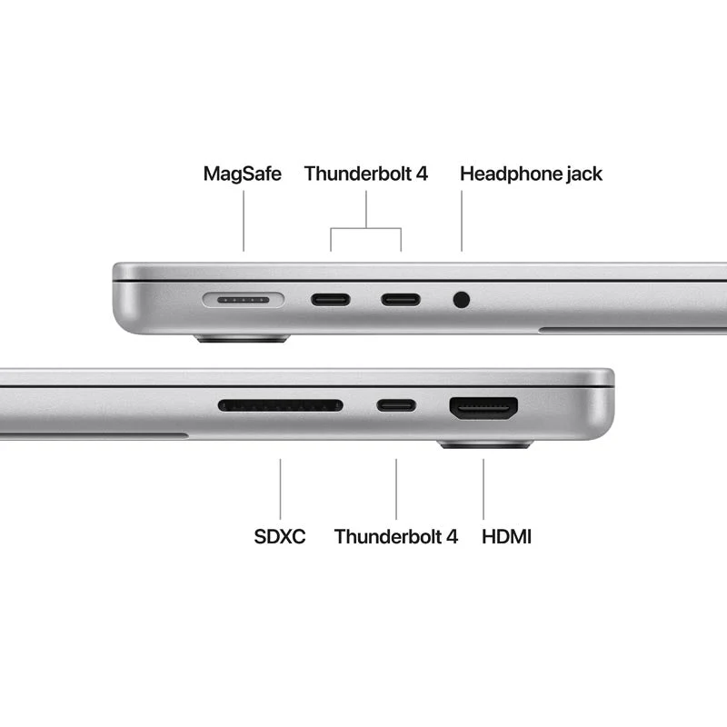 MacBook Pro 14-inch Apple M4 chip 10C/10GPU/24GB/1TB - Silver [MCX14ZP/A] - Image 4