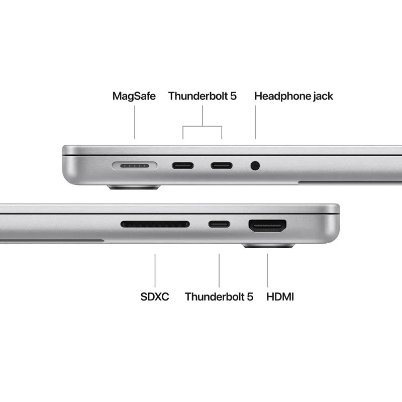 MacBook Pro 14-inch Apple M4 Pro chip 14C/20GPU/24GB/1TB - Silver [MX2F3ZP/A] - Image 6