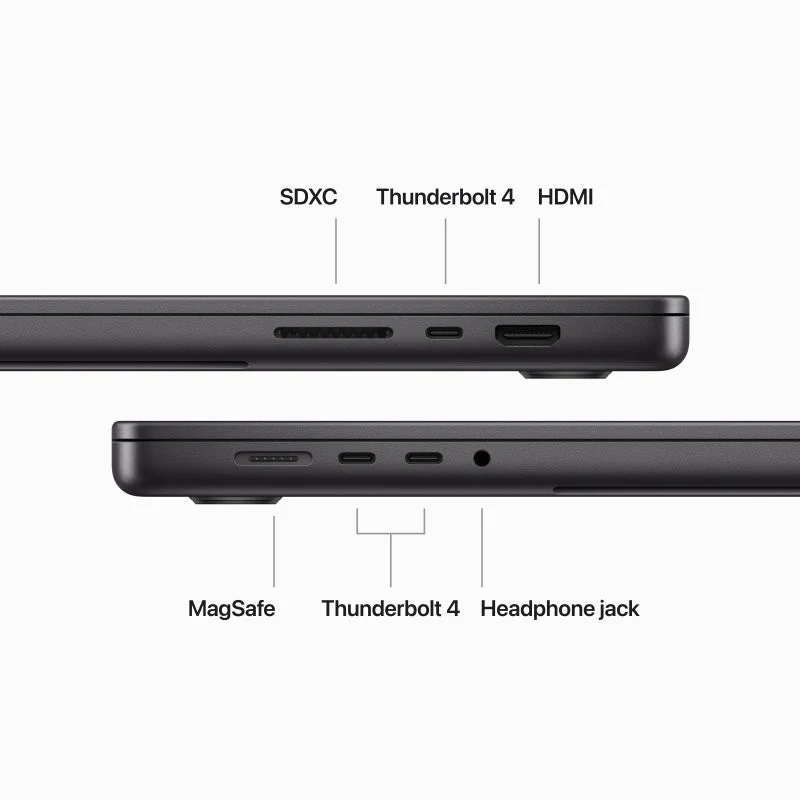 MacBook Pro 16-inch Apple M3 Max chip with 16‑core CPU and 40‑core GPU, 48GB RAM, 1TB SSD - Silver [MUW73ZP/A] - Image 6