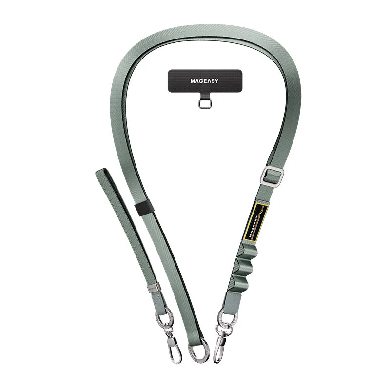 MagEasy 2-in-1 Utility Strap 20mm for iPhone - Misty Blue