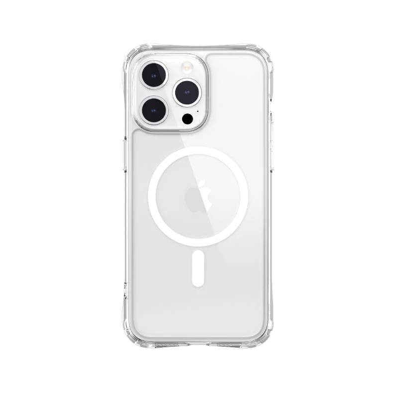 MagEasy iPhone 15 Pro Atoms M MagSafe Case (Clear) - Image 4