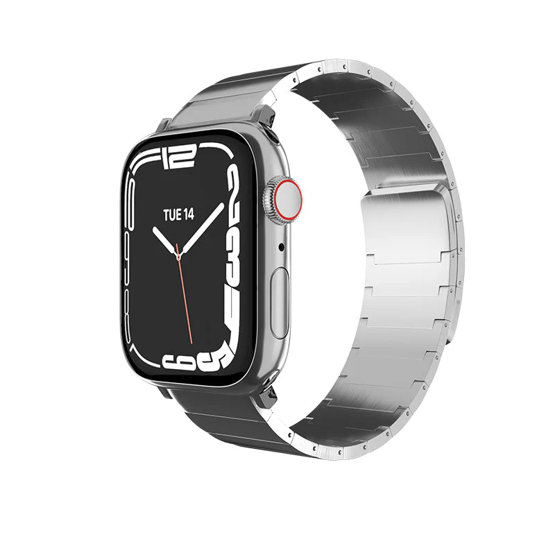 MagEasy Maestro M Magnetic Stainless Steel Apple Watch Loop - 38mm / 40mm / 41mm (Silver) - Image 2