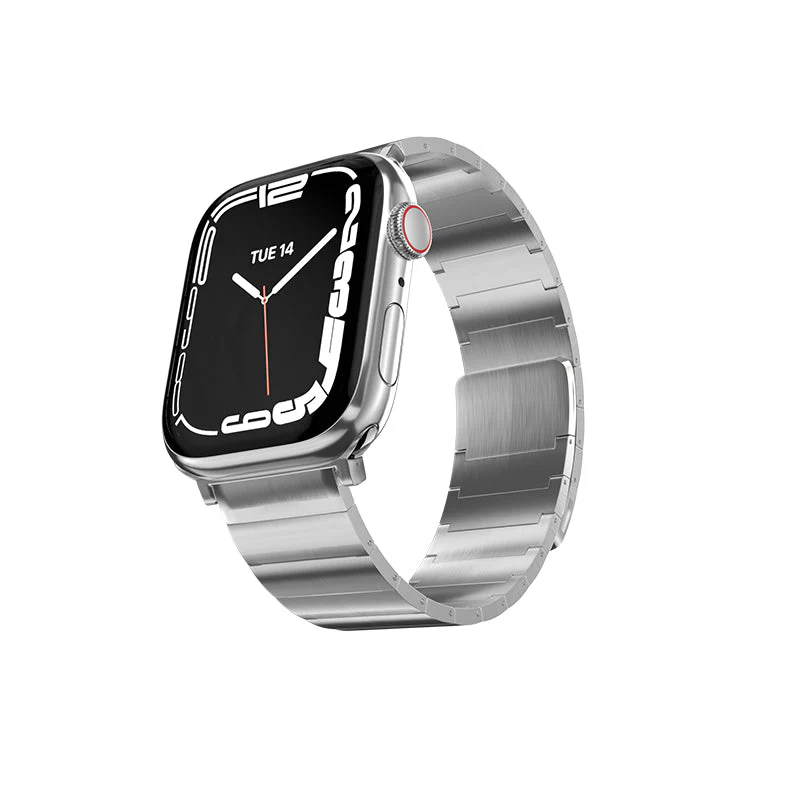 MagEasy Maestro M Magnetic Stainless Steel Apple Watch Loop - 42mm / 44mm / 45mm (Silver)