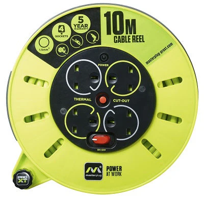 Masterplug CMU10134SL-PX 10M 13A 4 Socket - Image 2