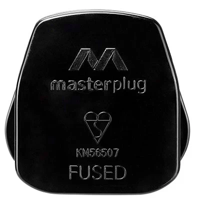 Masterplug PT13B-MPA 13A Plug with 13 Amp Fuse (Black) - Image 3