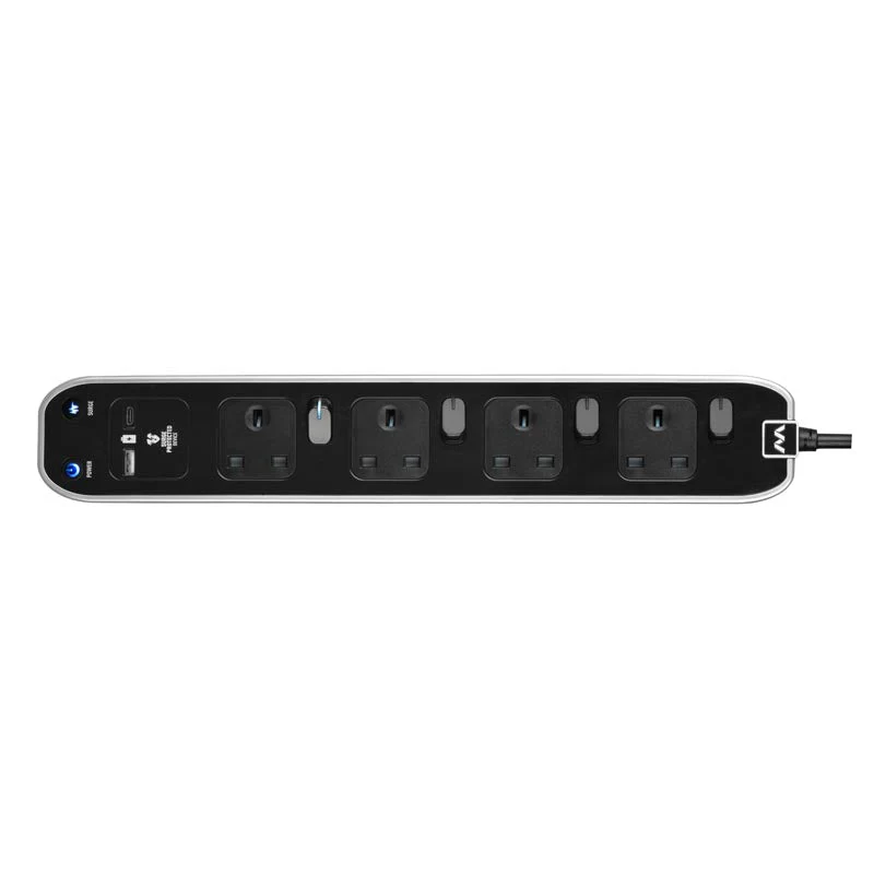 Masterplug SWSRGUAC2043PB-SH 4G 3M USB Type-C PD20W Extension with switch - Image 7