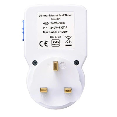 Masterplug TMS24-MPA 24 Hour Mechanical Segment TImer - Image 5