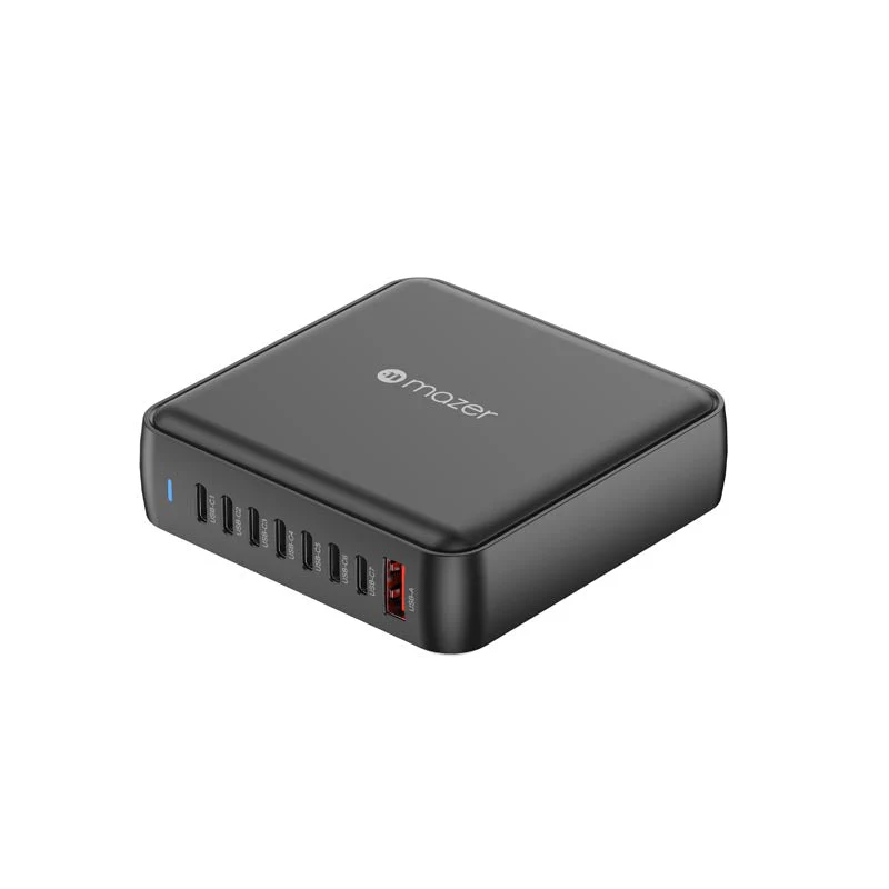 Mazer M-D170W-V5-BK PD170W 8Ports (7C1A) Desktop Charger with 1.5M Power Cable (Black) - Image 8